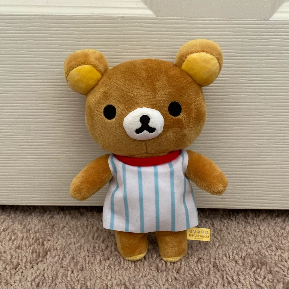 Rilakkuma stripe plush Toreba prize